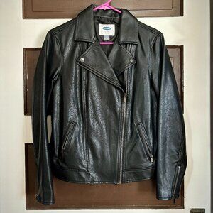 *Reposhed* Old Navy Faux Leather Motorcycle Jacket